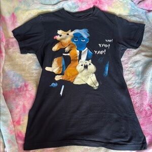 Hot Topic Lore Olympus Hades Navy Blue T-Shirt